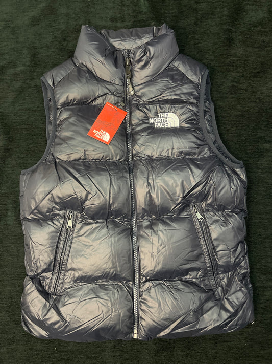 North Face Vest Blue Black