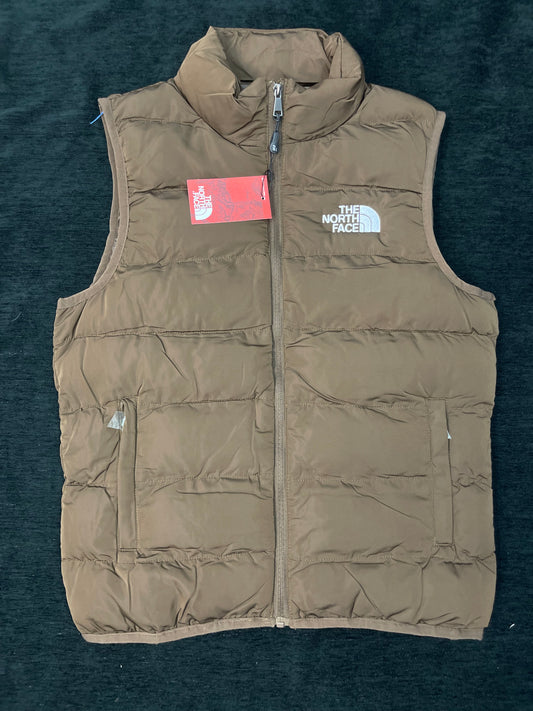 North Face Vest Brown