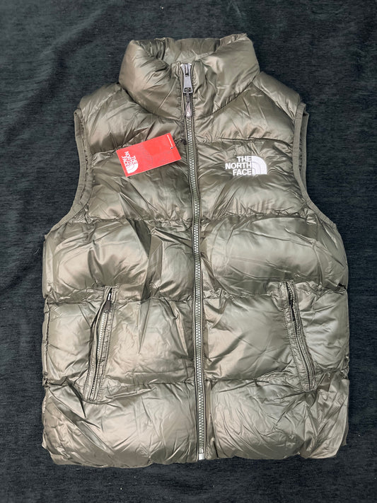 North Face Vest Olive Green