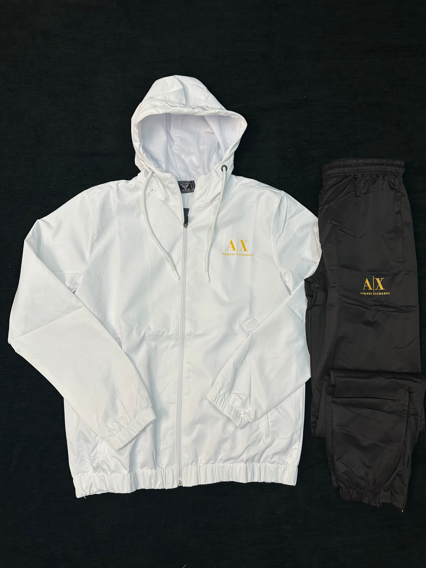 Armani Tracksuit White/Black